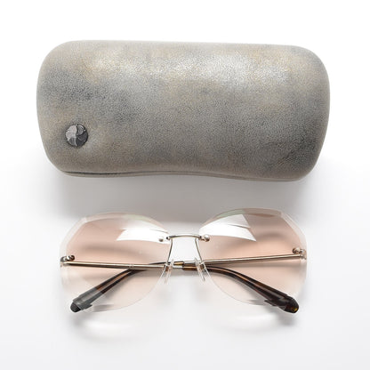 Chanel Metal Spring Round Sunglasses 4220 Gold Brown 8 of 8