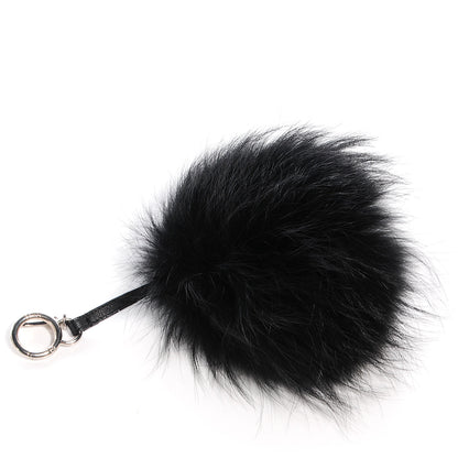 Fendi Mink Fur Furyou Monster Bag Bug Charm Black 4 of 5