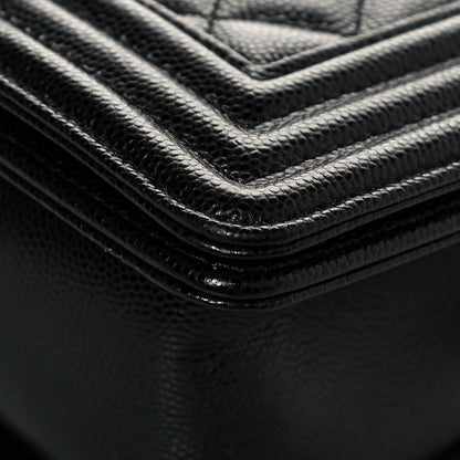 Chanel Caviar Quilted Small Boy Flap Black 10 of 13