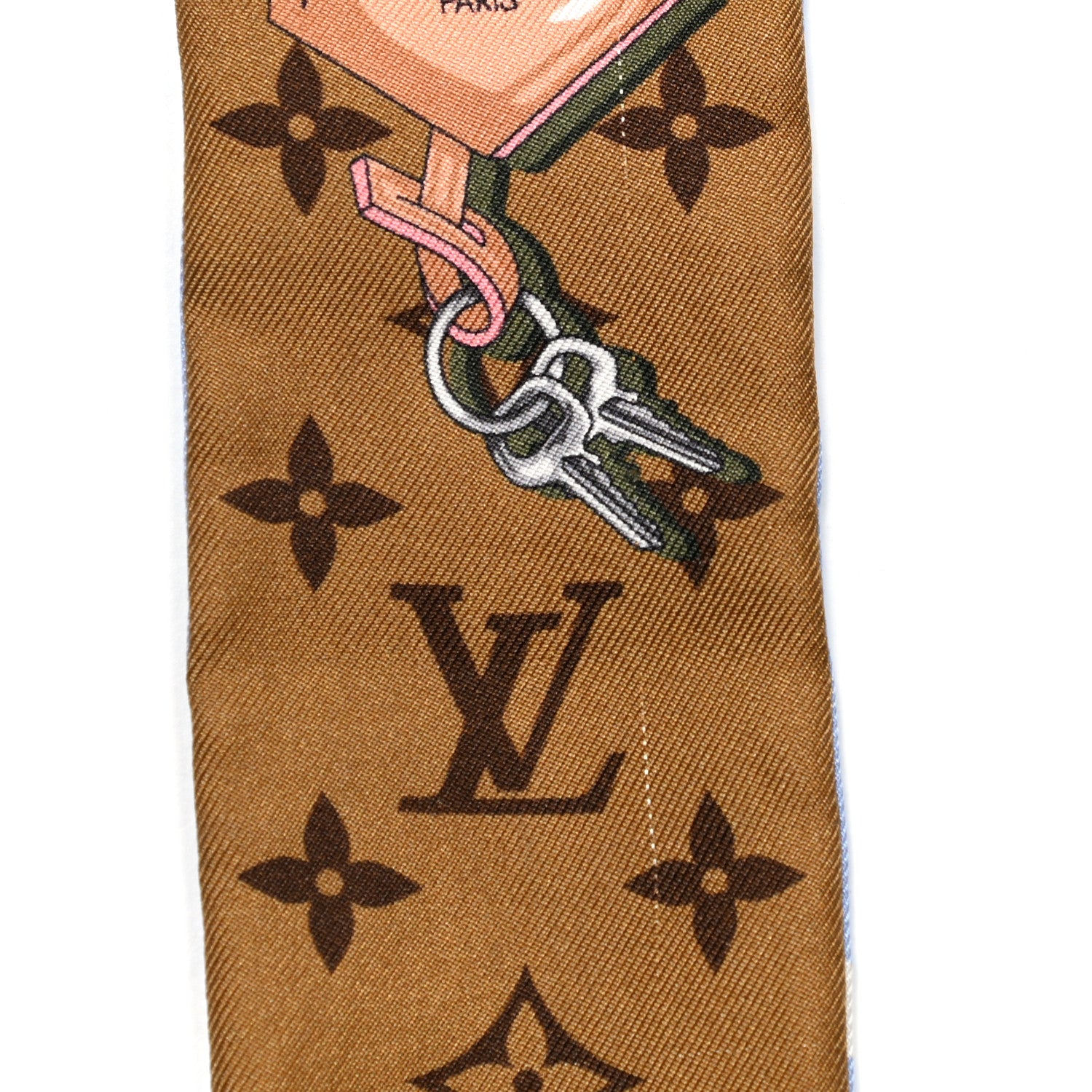 Louis Vuitton Silk Monogram Rising Confidential BB Bandeau Brown 6 of 8