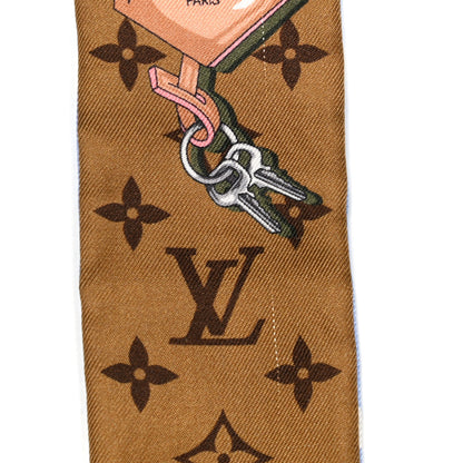 Louis Vuitton Silk Monogram Rising Confidential BB Bandeau Brown 6 of 8