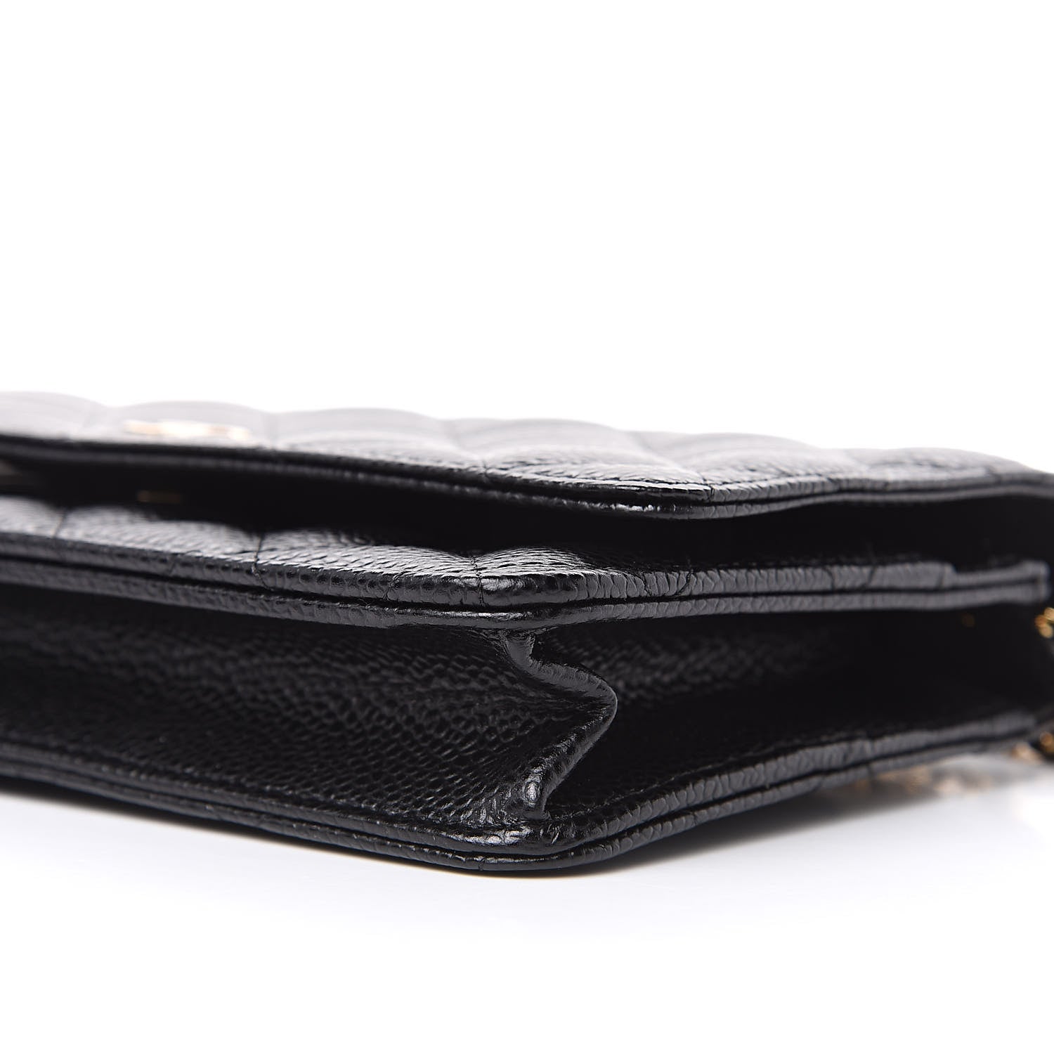 Chanel Caviar Quilted Wallet On Chain WOC Black 10 of 11
