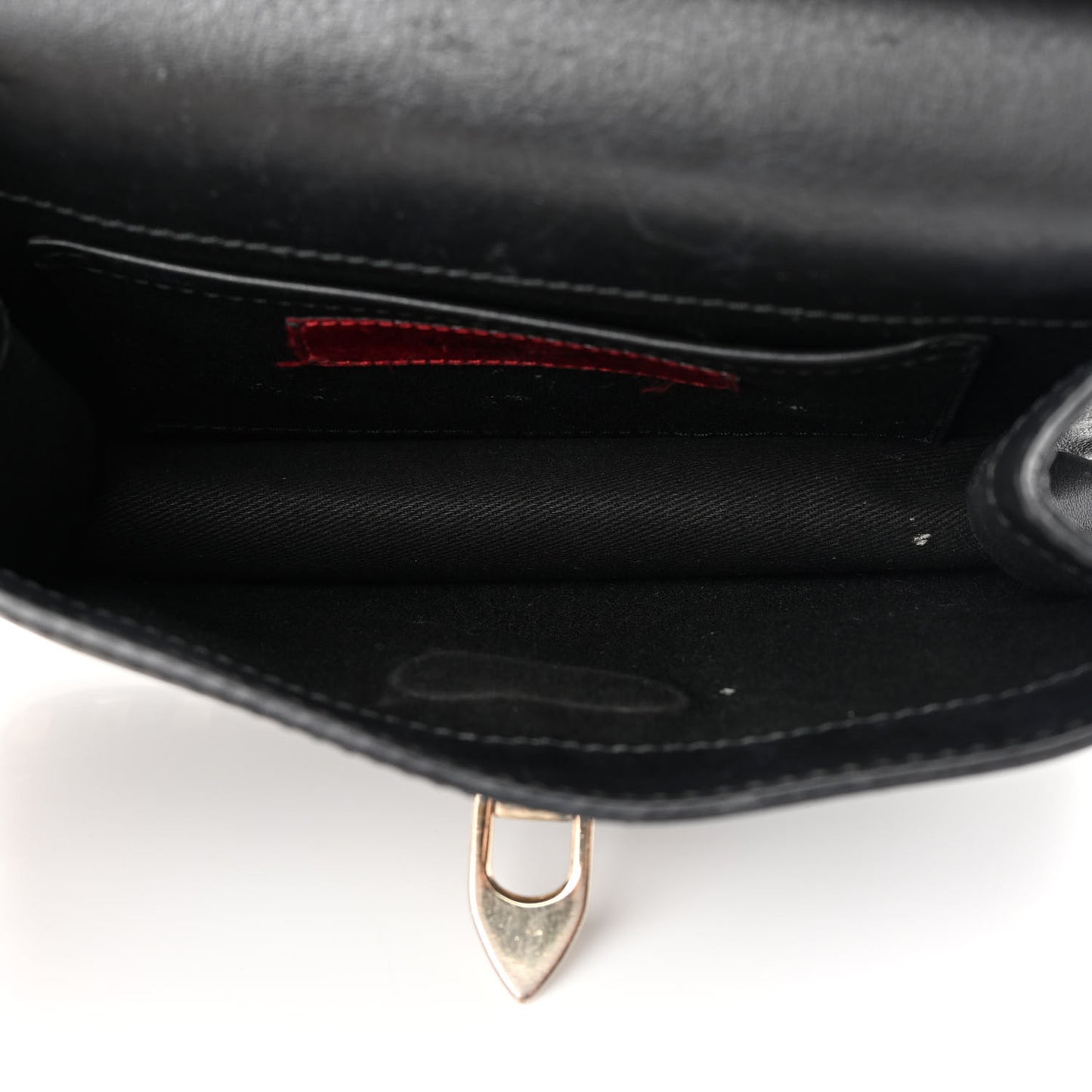 Calfskin Rockstud Crossbody Messenger Bag Black