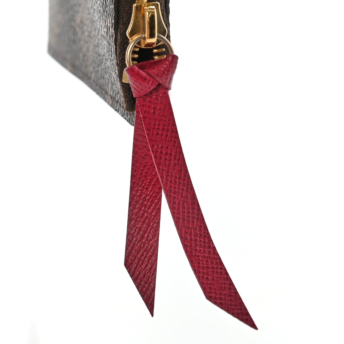 Monogram Felicie Chain Wallet Zippered Insert Fuchsia