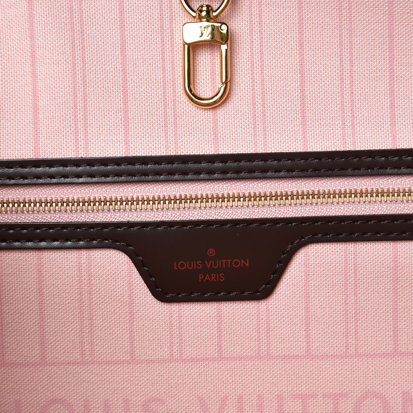 Damier Ebene Neo Neverfull MM Rose Ballerine