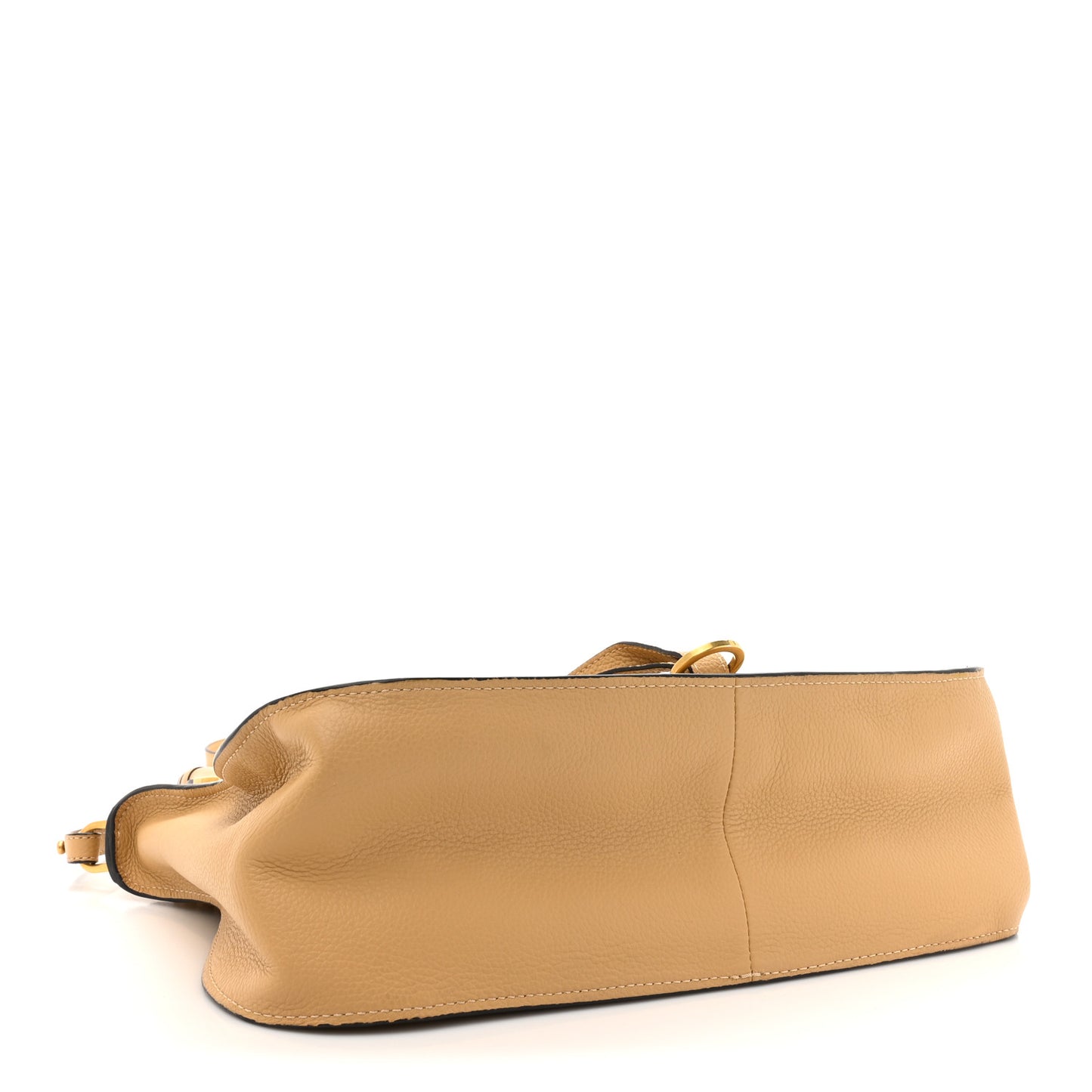 Calfskin Medium Marcie Satchel Light Tan