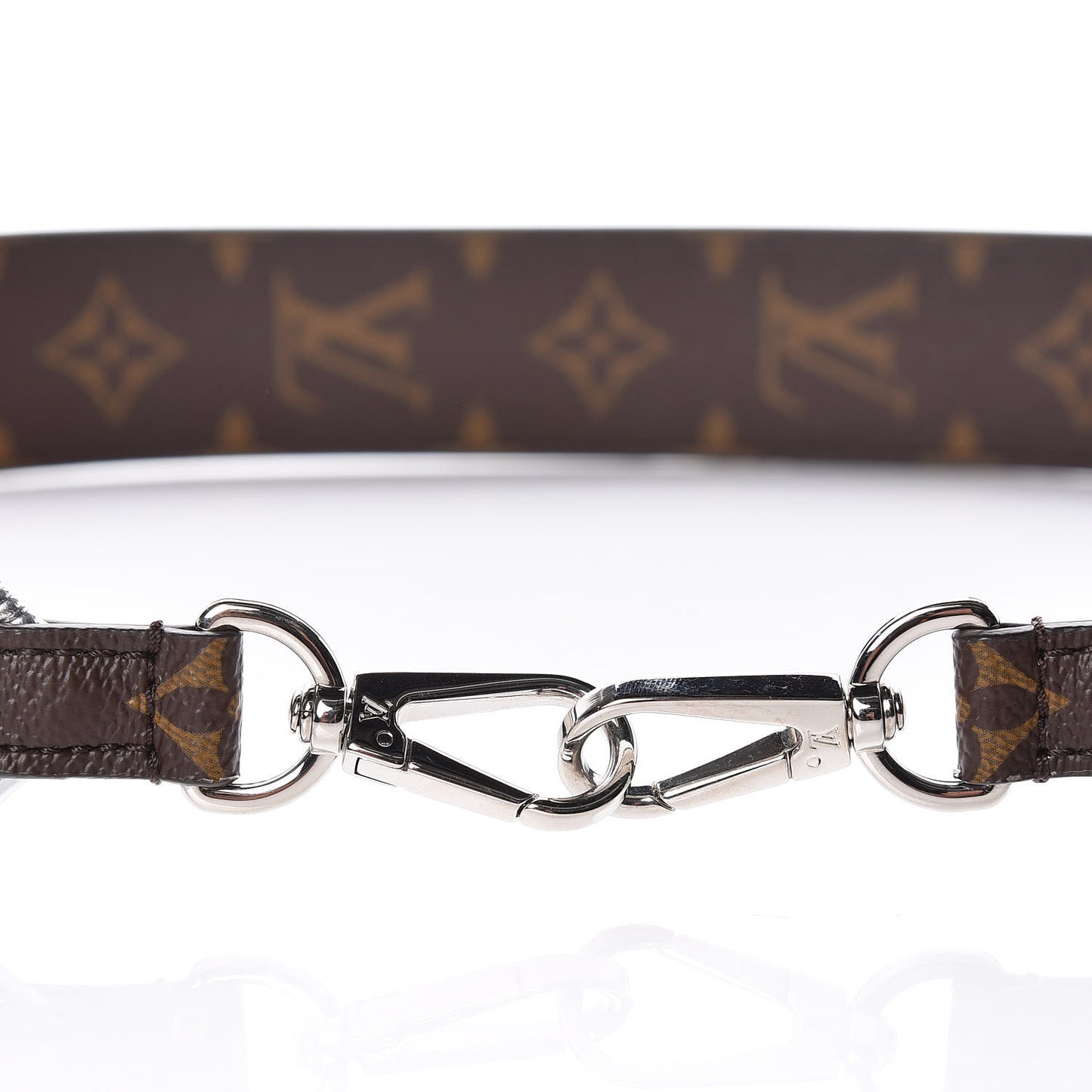 Epi Monogram Bandouliere Shoulder Strap Silver