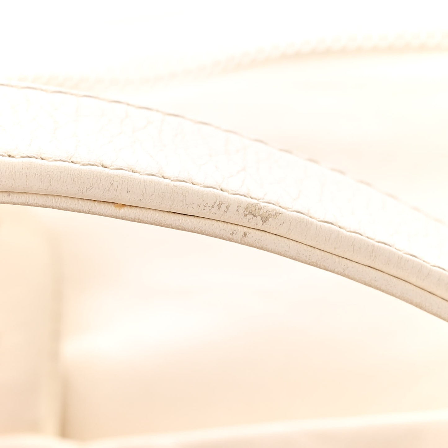 Calfskin Large Expandable Paris London Flap Bag White