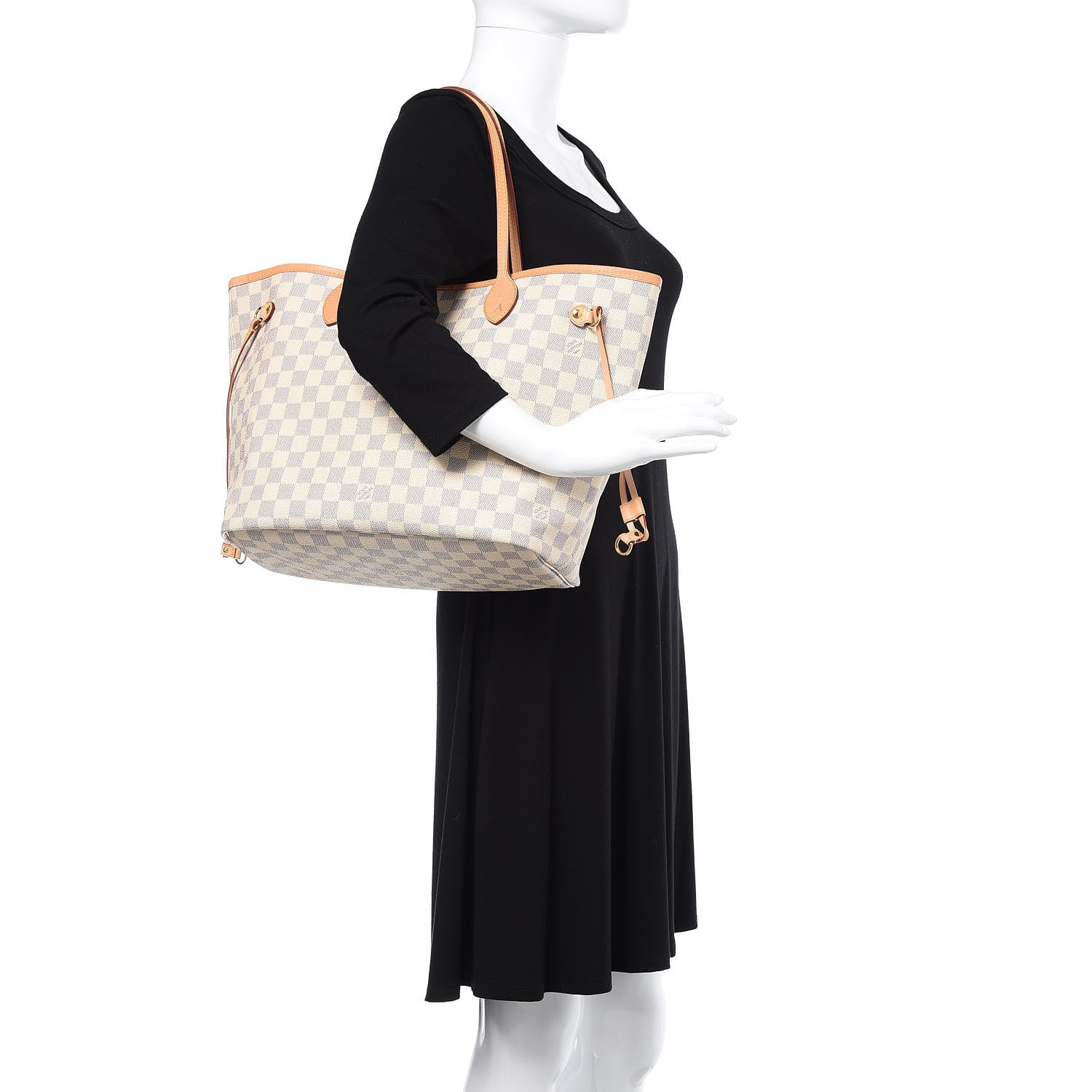 Louis Vuitton Damier Azur Neo Neverfull MM 2 of 14