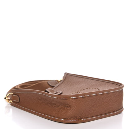 Hermes Taurillon Clemence Evelyne TPM Gold 4 of 10