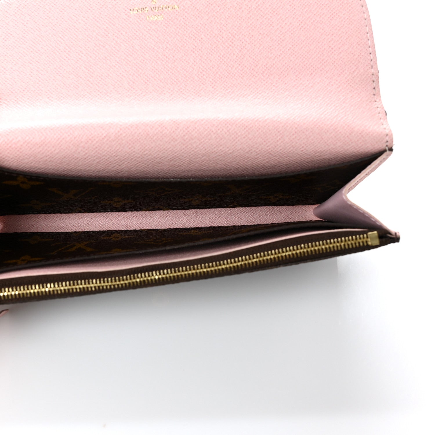 Louis Vuitton Monogram Emilie Wallet Rose Ballerine 5 of 6