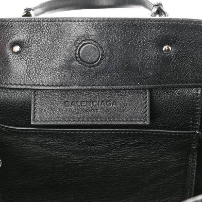 Balenciaga Veau Papier A6 Zip Around Tote Black 6 of 9