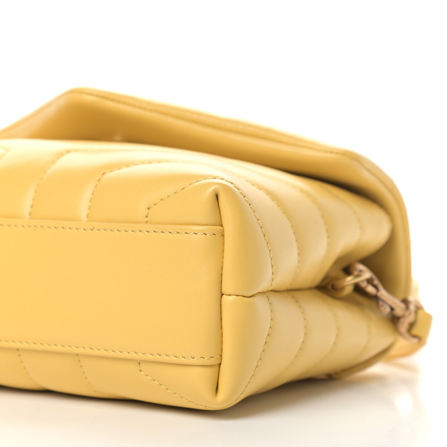 Calfskin Y Quilted Monogram Toy Loulou Crossbody Bag Sunflower