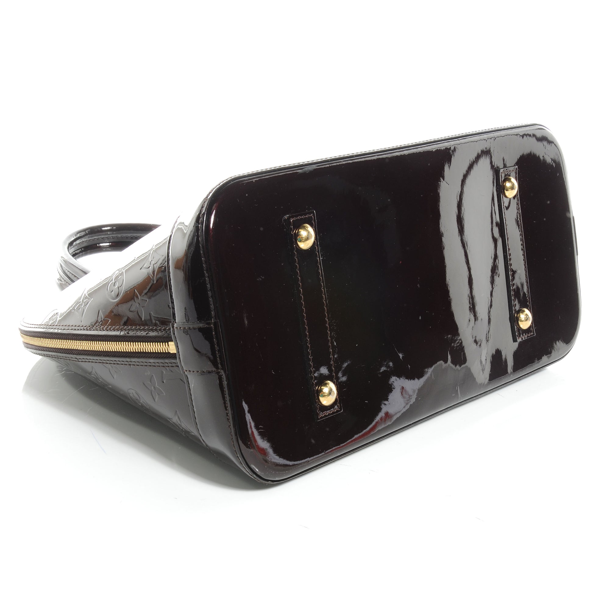 Louis Vuitton Vernis Alma GM Amarante 4 of 8