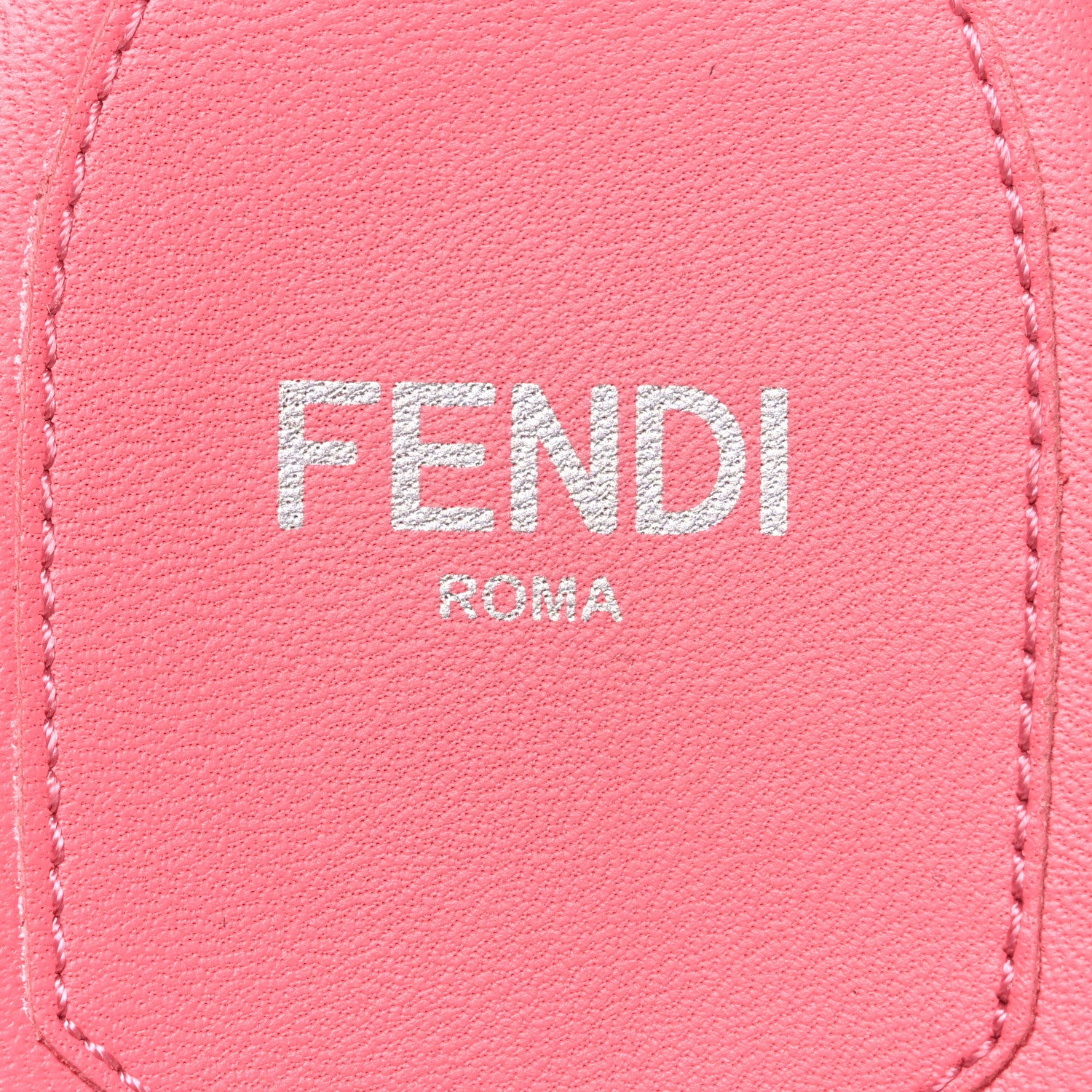 Fendi Vitello Cuoio Baguette Flat Slide Sandals 40 Pink Dalia 9 of 10