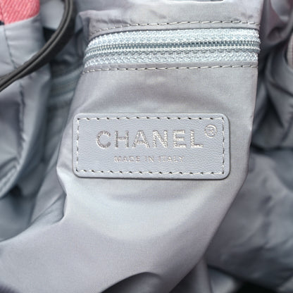 Chanel Canvas Printed Airline Drawstring Bag Pink 6 of 11