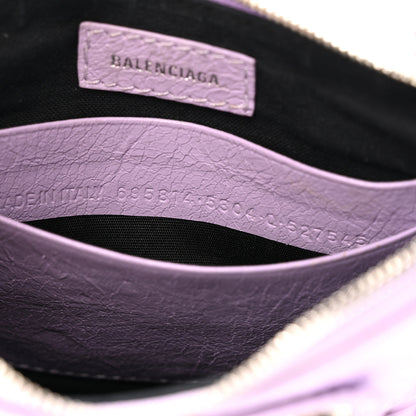 Balenciaga Agneau Arena Le Cagole Mini Purse With Chain Lilac 7 of 14