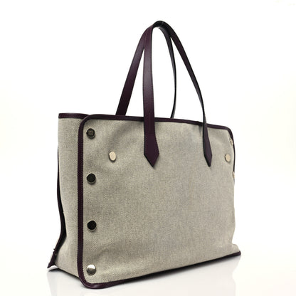 Givenchy Canvas Medium Bond Shopper Tote Aubergine 3 of 7