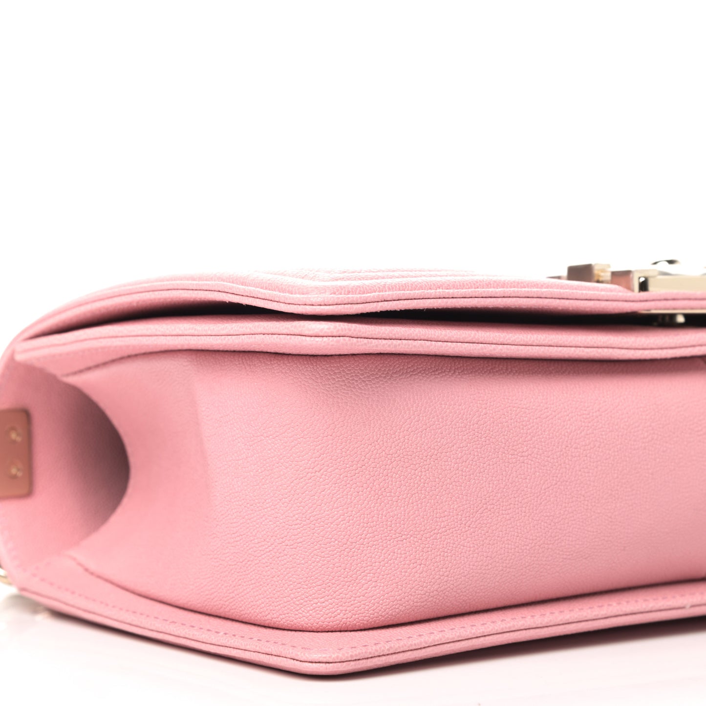 Caviar Quilted Medium Boy Flap Pink