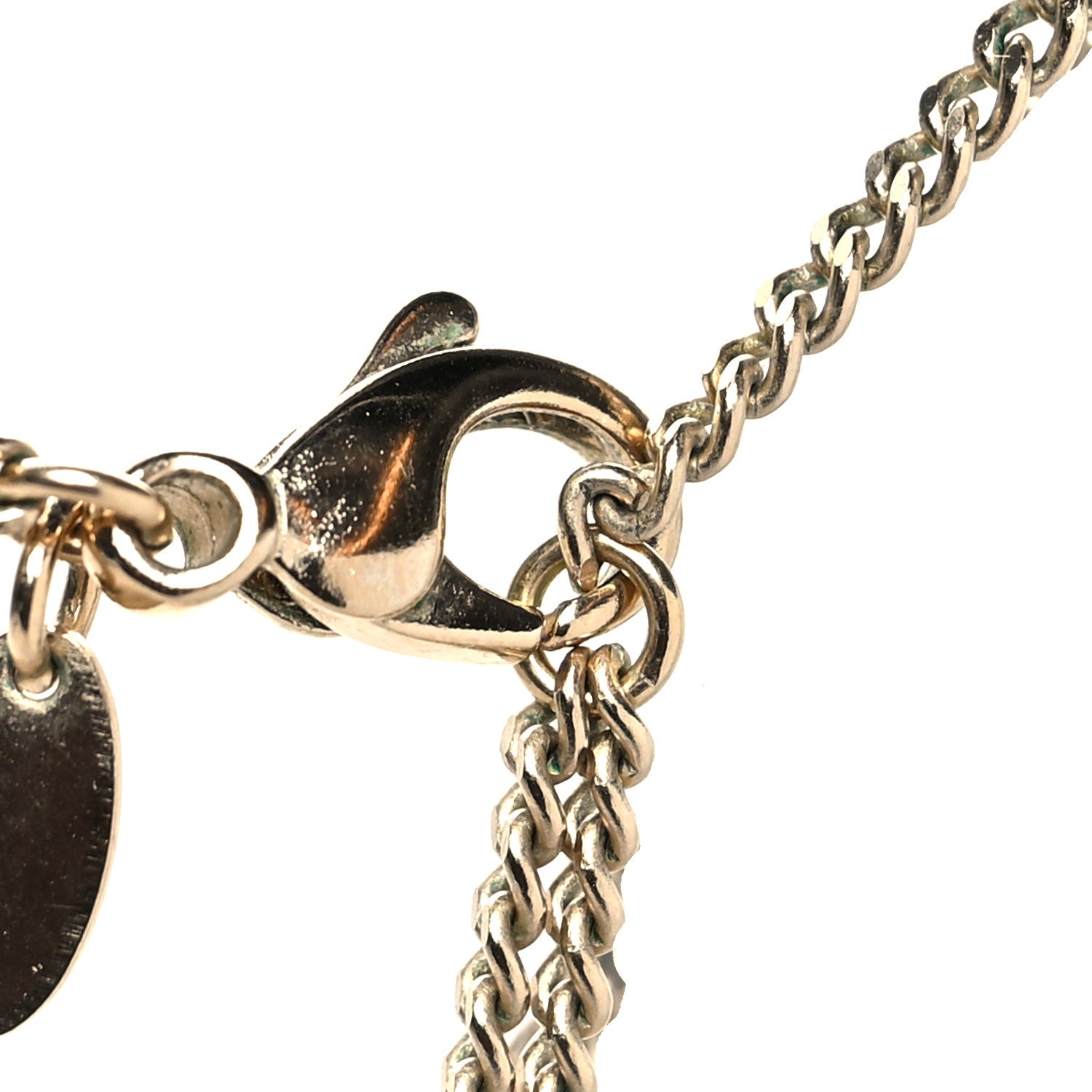 Chanel Enamel CC Camellia Necklace Gold Black 4 of 5