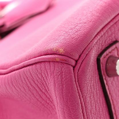 Hermes Chevre de Coromandel HAC Birkin 32 Fuchsia 12 of 12