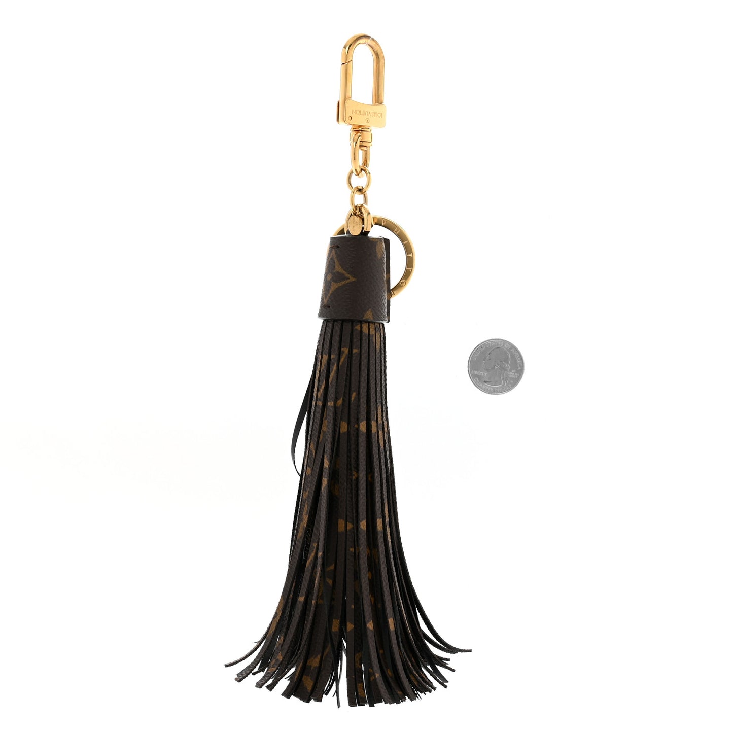 Monogram Tassel Bag Charm