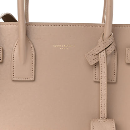 Saint Laurent Calfskin Baby Sac de Jour Dark Beige 7 of 9