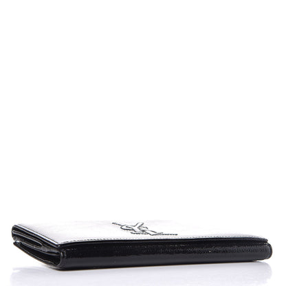 Saint Laurent Textured Patent Belle De Jour Wallet Black 4 of 10