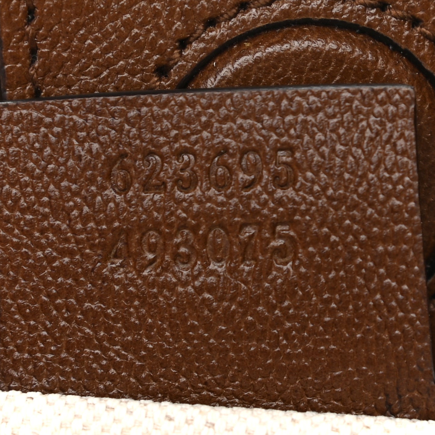Monogram Calfskin Large Horsebit 1955 Tote Bag Beige Brown Sugar