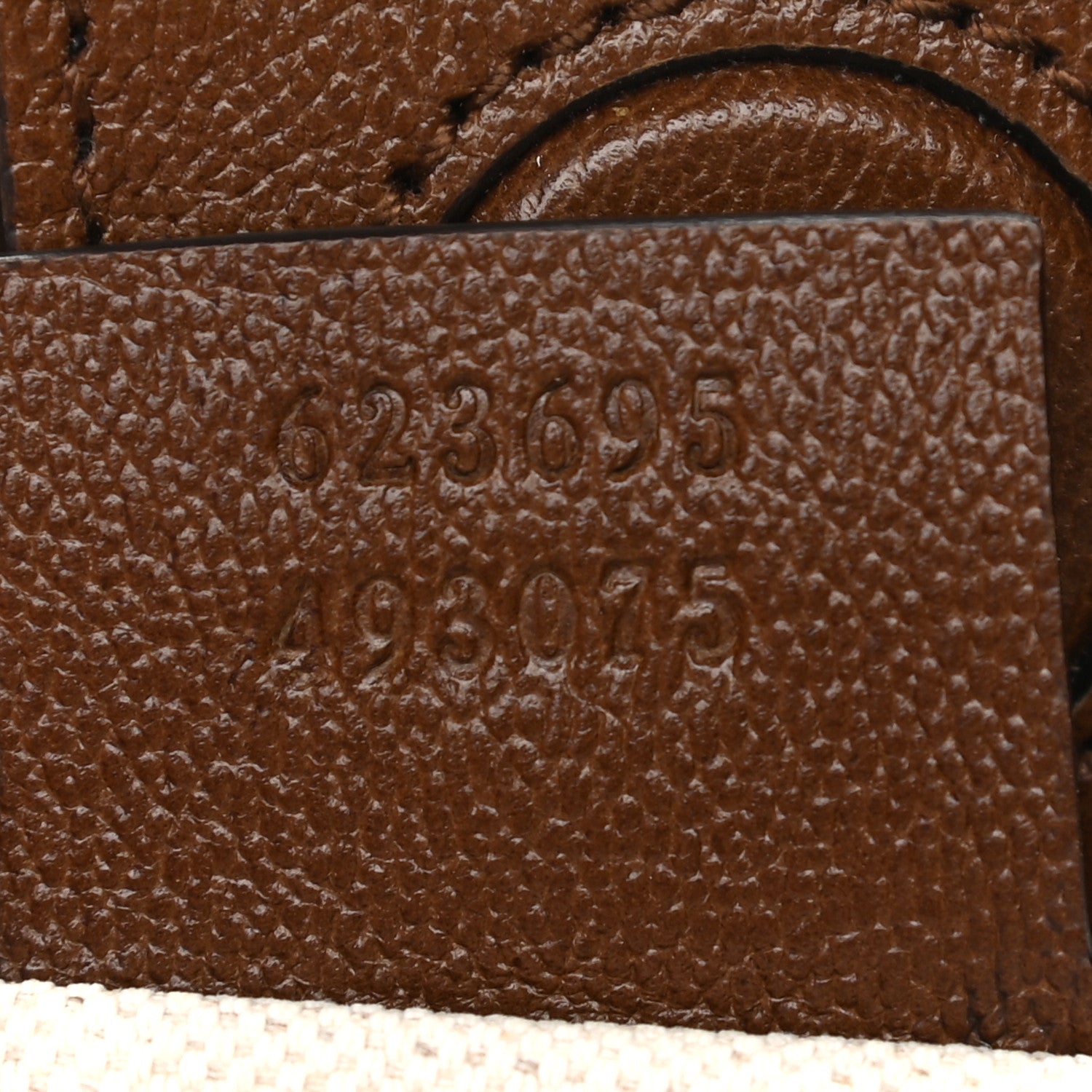 Gucci Monogram Calfskin Large Horsebit 1955 Tote Bag Beige Brown Sugar 7 of 10