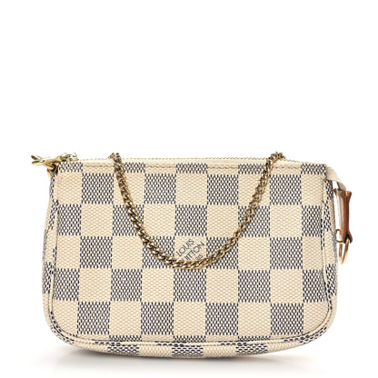 Louis Vuitton Damier Azur Mini Pochette Accessories 1 of 9
