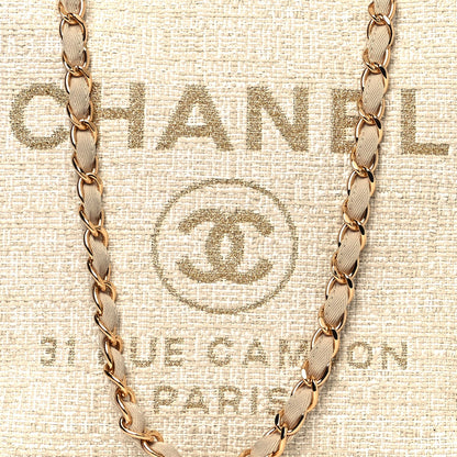 Chanel Canvas Large Deauville Tote Light Beige 8 of 13