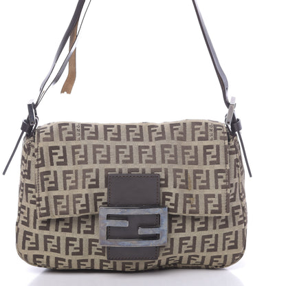 Fendi Zucchino Mini Mama Baguette Tobacco 13 of 13