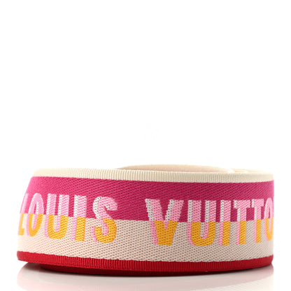 Louis Vuitton Jacquard Speedy Bandouliere 20 Shoulder Strap Fuchsia 2 of 3