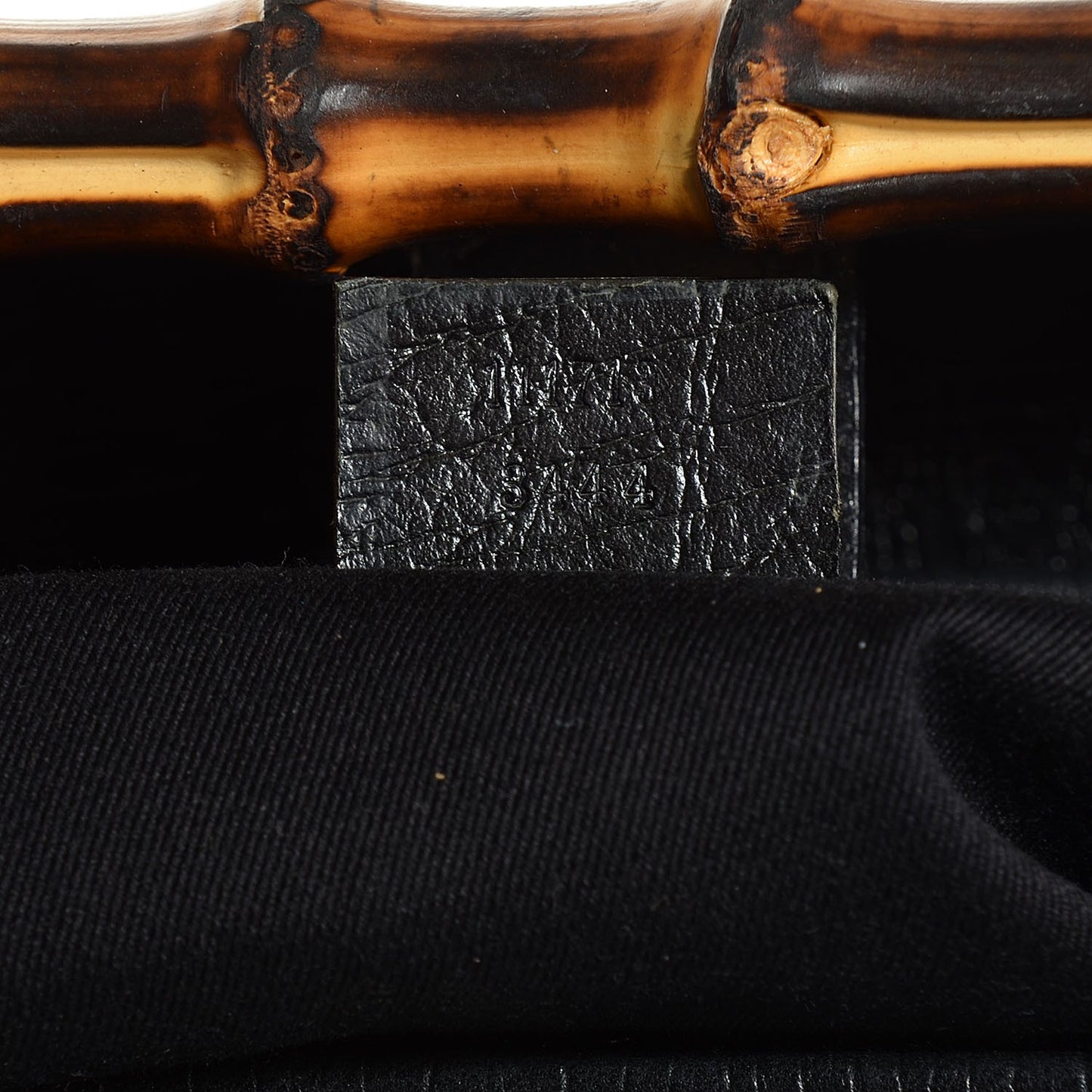 Leather Bamboo Bullet Black