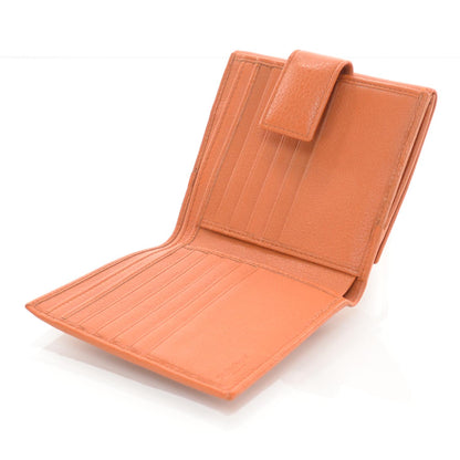 Saint Laurent Leather Studded Belle de Jour Wallet Orange 5 of 7