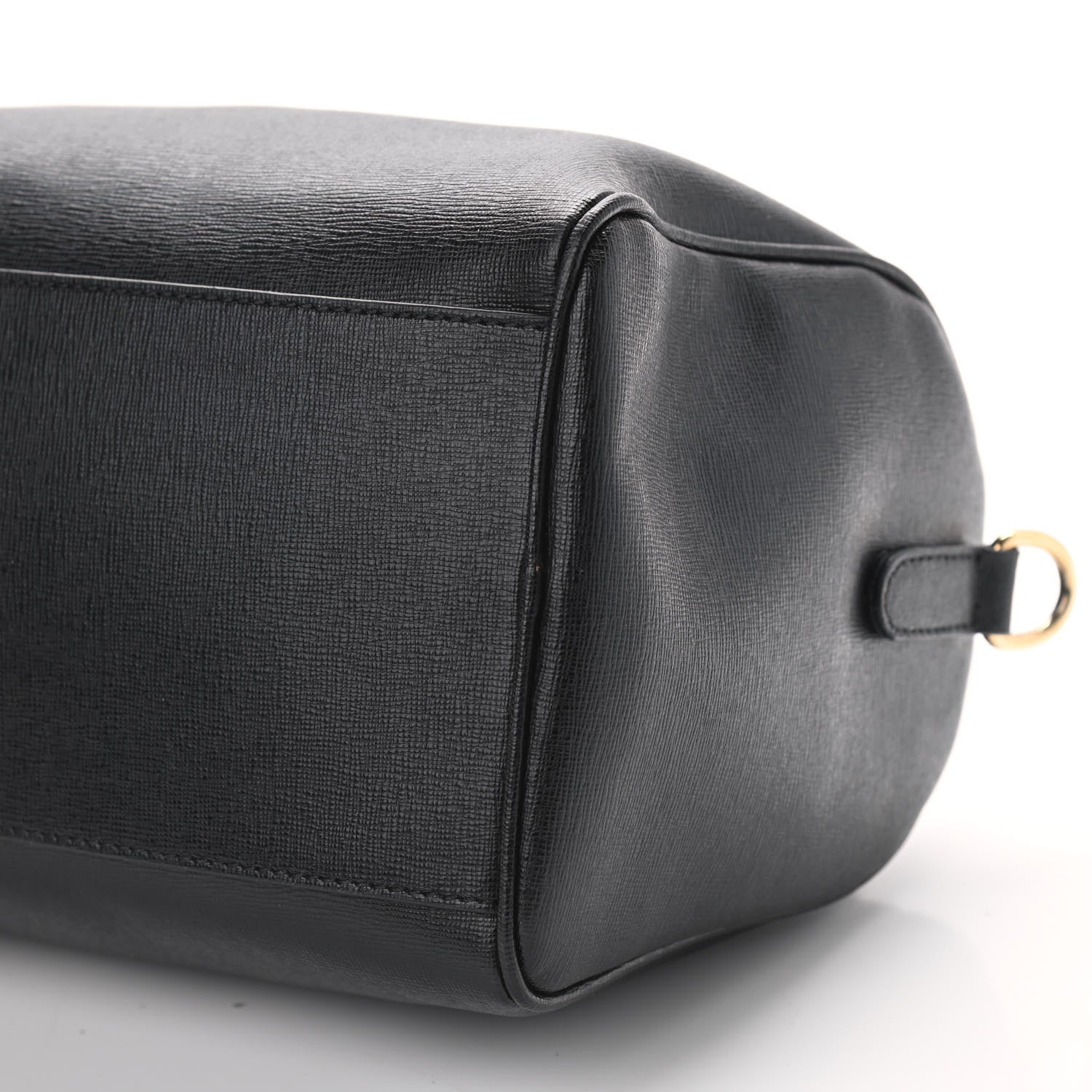 Versace Saffiano Calfskin Palazzo Duffle Bag Black 8 of 8