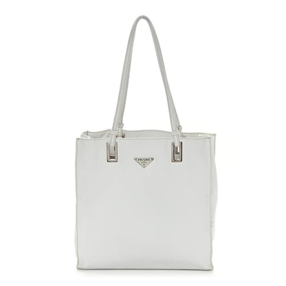 Prada Soft Calfskin Tote White 1 of 21