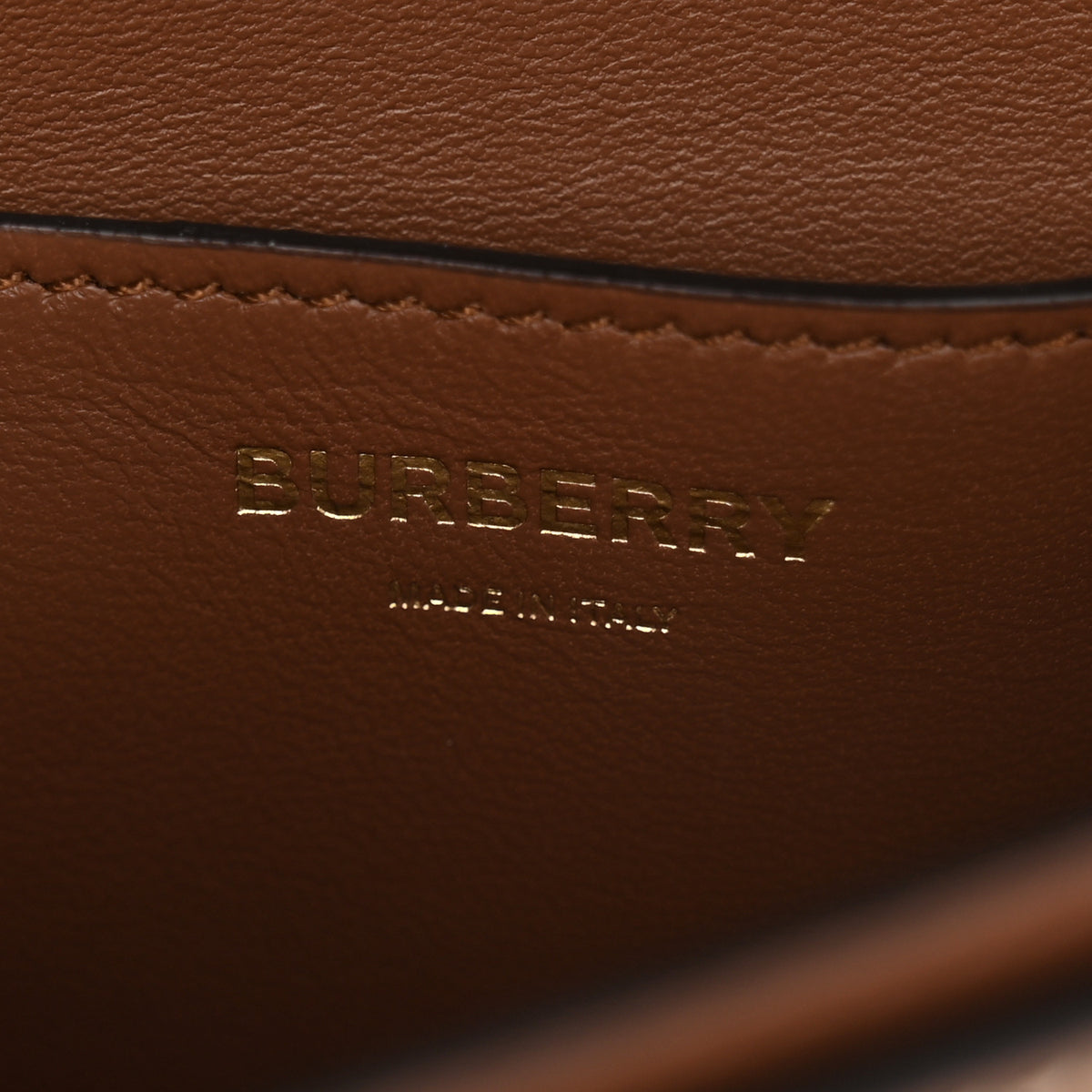 Burberry Canvas Calfskin Mini TB Bag Natural 6 of 11