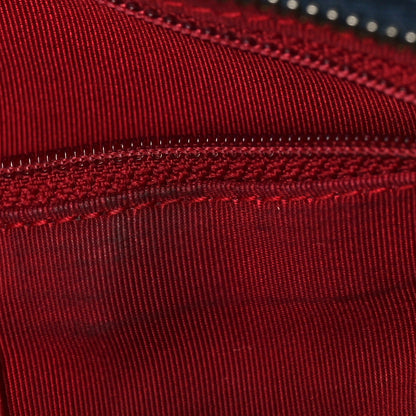 Chanel Aged Calfskin Quilted Medium Gabrielle Hobo Navy Black 11 of 12