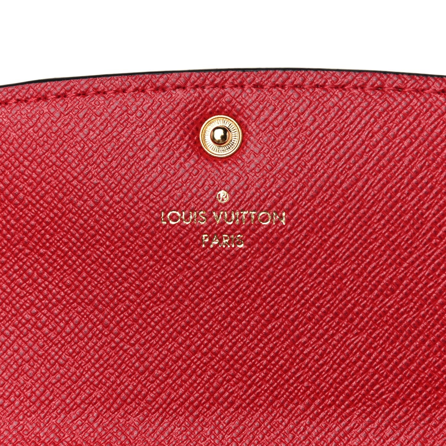 Damier Ebene Emilie Wallet Red