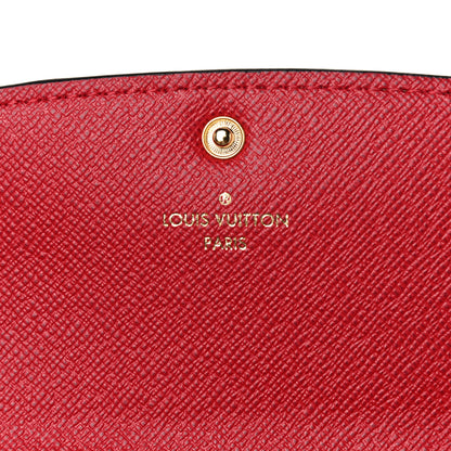 Louis Vuitton Damier Ebene Emilie Wallet Red 6 of 7