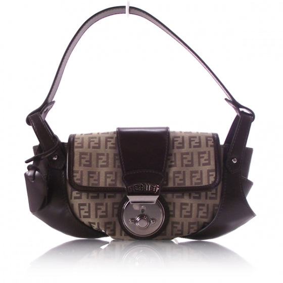 Fendi Zucchino Ruffled TurnLock Pochette 1 of 10