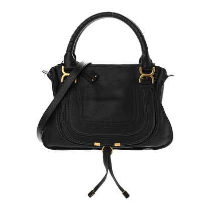 Chloe Calfskin Medium Marcie Satchel Black 1 of 13