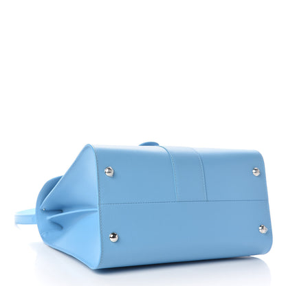 Delvaux Box Calfskin MM L'Humour Brillant Satchel Ciel 4 of 9