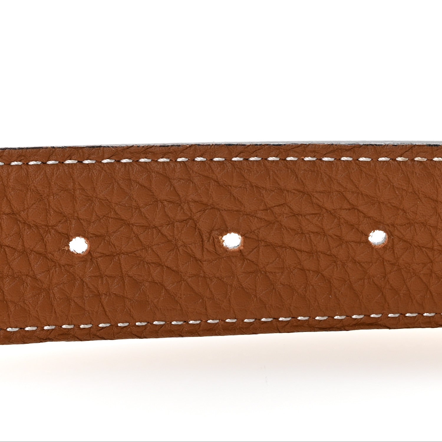 Hermes Box Togo 32mm Constance H Belt 90 36 Black Gold 4 of 7