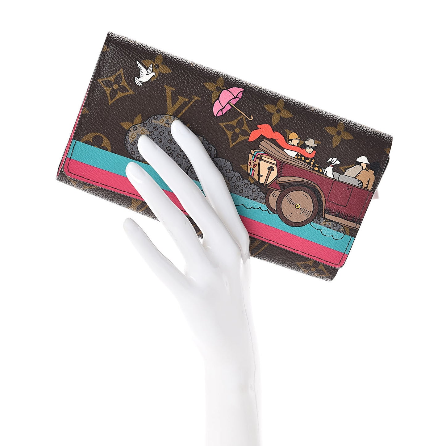 Monogram 2015 Christmas Animation Sarah Wallet Hibiscus