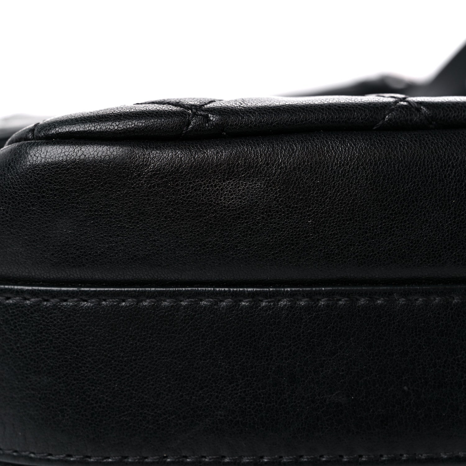 Chanel Lambskin Quilted Messenger Bag Black 16 of 21