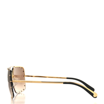 Louis Vuitton The Party Square Gradient Sunglasses Z2353W Brown 3 of 7