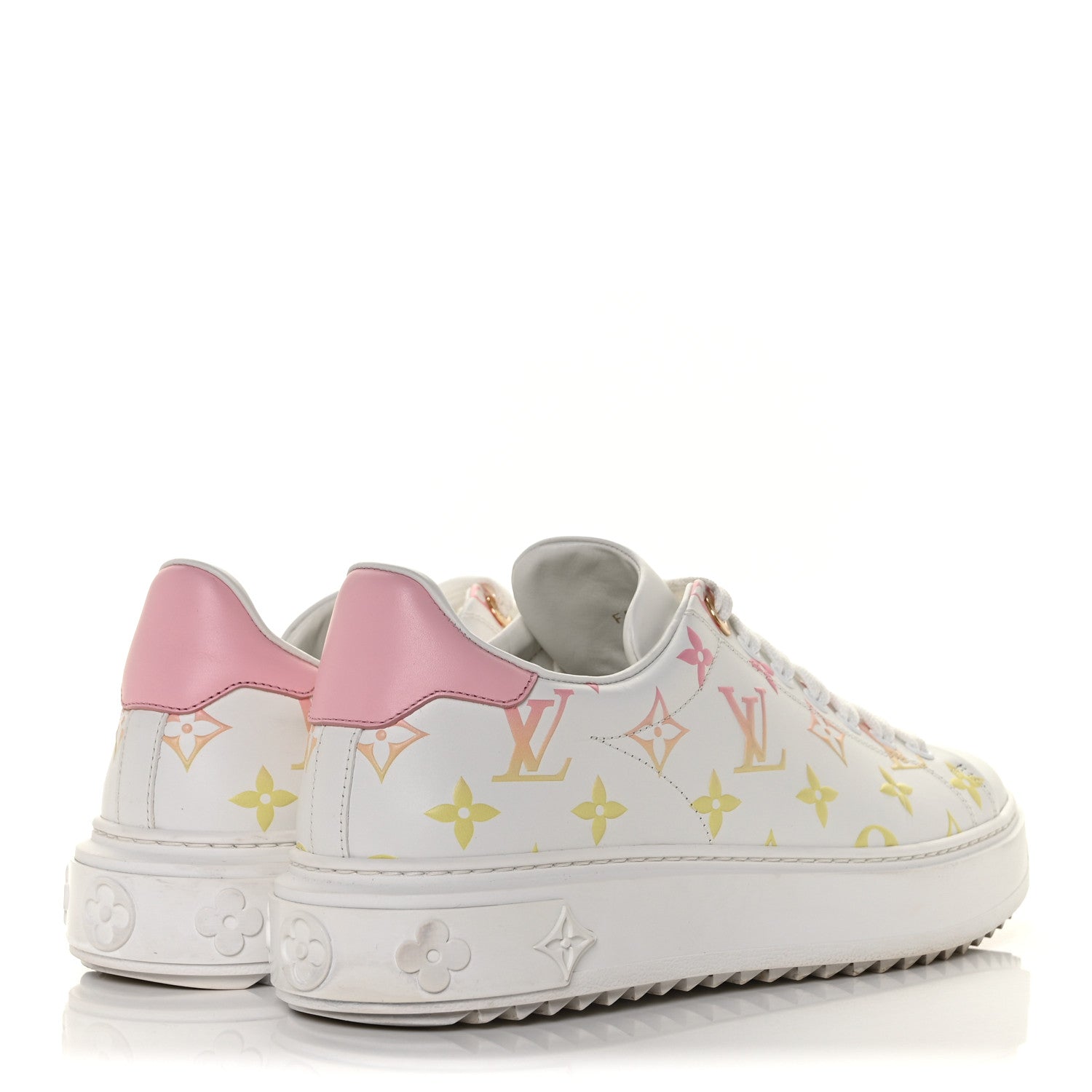 Louis Vuitton Monogram By The Pool Time Out Sneakers 39 Rose 4 of 9